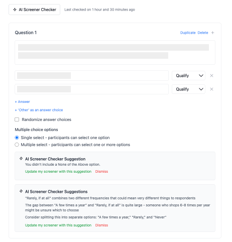 Screener Checker