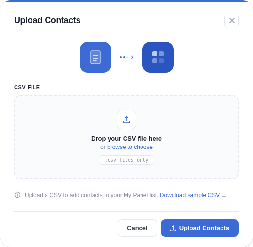 Upload Participants into your CRM